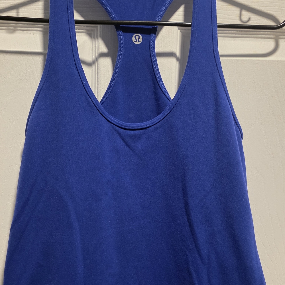 lululemon athletica Royal Blue Racerback Tank